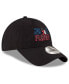 ფოტო #5 პროდუქტის Men's Black Philadelphia 76ers 2022 NBA Playoffs Bubble Letter 9TWENTY Adjustable Hat