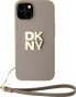 Фото #9 товара DKNY DKNY Wrist Strap Stock Logo - Etui iPhone 15 / 14 / 13 (beżowy)