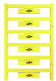 Фото #2 товара Weidmüller WAD 8 MC B GE/SW - Terminal block markers - 48 pc(s) - Polyamide - Yellow - -40 - 100 °C - V2