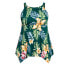 Plus Size Print Hanky Tankini Top