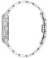 ფოტო #2 პროდუქტის Men's Crystal Octava Stainless Steel Bracelet Watch 40mm