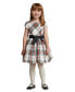 Фото #4 товара Toddler and Little Girls Plaid Fit-and-Flare Dress