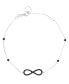 Фото #1 товара Infinity Anklet in Sterling Silver
