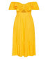 Фото #2 товара Plus Size Alora Strap Front Frill Maxi Dress