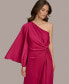 Women's Twist-Front One-Shoulder Gown