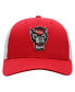 Фото #3 товара Men's Red, White NC State Wolfpack Trucker Snapback Hat