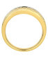 ფოტო #3 პროდუქტის Men's Diamond (1/4 ct. t.w.) Ring in 10k White or Yellow Gold