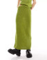 Reclaimed Vintage knitted maxi skirt co-ord