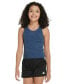 Big Girls Sleeveless Mélange Training Tank Top