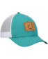 Men's Teal, White Lay Day Trucker Snapback Hat