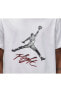 Фото #3 товара Air Jordan Essential Jumpman Flight Crew Men's Tee T-shirt Beyaz Pamuklu Tişört