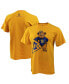 Фото #1 товара Men's Gold Cal Bears Co-Branded Logo T-shirt
