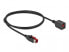 Фото #6 товара Delock 85985 - 1 m - Black - Cable - Digital, Extension Cable shielded 1 m