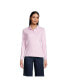 ფოტო #3 პროდუქტის Women's School Uniform Long Sleeve Feminine Fit Interlock Polo Shirt