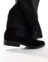 ASOS DESIGN chelsea boots in black faux suede