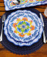 Flores Set of 4 Salad Plate 9", Service For 4