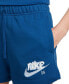 Фото #3 товара Шорты спортивные Nike женские Sportswear Club French Terry Graphic Fleece Shorts