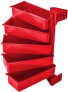 Фото #1 товара Zestaw półek obrotowych 5-elementowy czerwony