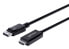 Фото #1 товара Manhattan DisplayPort 1.2 to HDMI Cable - 4K@60Hz - 3m - Male to Male - DP With Latch - Black - Not Bi-Directional - Three Year Warranty - Polybag - 3 m - DisplayPort - HDMI - Male - Male - Straight