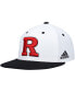 Фото #2 товара Бейсболка мужская adidas Rutgers Scarlet Knights белая для игры на поле