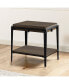 Фото #2 товара Steve Silver Waco 22" Square Mixed Media End Table