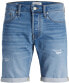 Фото #7 товара Шорты мужские джинсовые JJIRICK Regular Fit Jack & Jones 12249208 Blue Denim