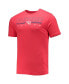 Фото #2 товара Men's Heathered Charcoal and Red Dayton Flyers Meter T-shirt and Pants Sleep Set