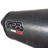 GPR EXHAUST SYSTEMS Furore Poppy Moto Guzzi Sport 1200 4V 06-07 Ref:GU.22.CAT.FUPO Homologated Oval Muffler