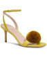 Фото #4 товара Women's Amour Pom Pom Ankle-Strap Dress Sandals
