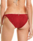 Vix Divino Scales Ripple Bikini Bottom Women's Red Xs