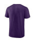 Фото #2 товара Men's Purple Phoenix Suns On Fire Hometown Collection T-shirt
