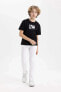 Erkek Çocuk T-shirt C0953a8/bk81 Black