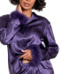 Women's Marabou Feather Satin Pajama Set