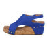 Фото #3 товара Corkys Carley Studded Wedge Womens Blue Casual Sandals 30-5316-ELBL
