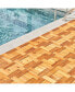 Фото #6 товара Hanalei Eucalyptus Interlocking Wooden Deck Tile