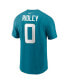 Фото #3 товара Men's Calvin Ridley Teal Jacksonville Jaguars Player Name and Number T-shirt