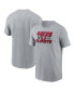 Фото #1 товара Men's Gray San Francisco 49ers 2023 NFL Playoffs Iconic T-shirt