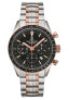 Фото #1 товара Revue Thommen Herren Armbanduhr Automatic Aviator 42 mm Chronograph, Tachymeter Armband Edelstahl 17000.6157