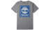 Фото #1 товара Timberland 休闲圆领印花短袖T恤 男款 灰色 / Футболка Timberland T Trendy Clothing Featured Tops T-Shirt