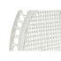Garden sofa DKD Home Decor White Polyester Metal 30 x 40 cm 96 x 66 x 145 cm 96 x 66 x 140 cm
