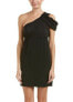 Rachel Zoe 153238 Women's Samantha Silk-Blend Cocktail Dress Black Sz. 6