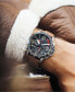 ფოტო #3 პროდუქტის Men's P-51 Mustang Blakeslee Chronograph Bronze Oak Brown Genuine Leather Strap Watch, 43mm