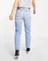 Фото #4 товара Bershka mom jeans in mid blue