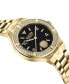 ფოტო #3 პროდუქტის Women's Vittoria Three Hand Gold-Tone Stainless Steel Watch 38mm
