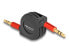 Фото #1 товара Delock Audio Aufrollkabel 3.5 mm 3 Pin Klinkenstecker zu 90 cm - Audio/Multimedia - 0.9 m