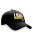 Men's Black Long Beach State 49ers Slice Adjustable Hat