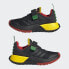 Детские кроссовки adidas DNA x LEGOВ® Elastic Lace and Top Strap Shoes (Черные)