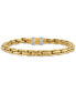 Elongated Oval Link Chain Bracelet in Stainless Steel, Created for Macy's