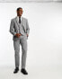 ASOS DESIGN slim suit jacket in grey