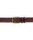 Фото #4 товара Men's Double-Loop Belt, Created for Macy's